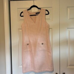 Karl Lagerfeld Blush Textured Dress